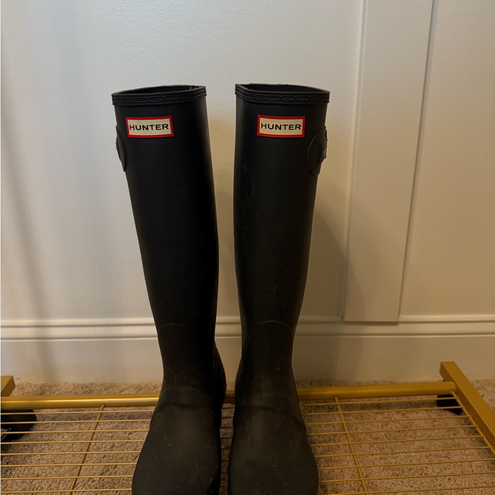 Hunter navy Tall Rain Boots